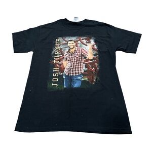 Josh turner country musician band t-short black men’s medium pop rock guitar